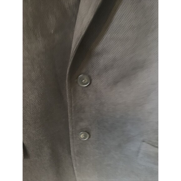 Pronto Uomo M Black Wool Two Button Mens Sport Coat Blazer Jacket - MSRP $149.99 - Picture 6 of 8